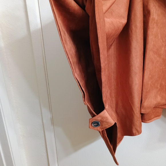MarlaWynne Rust Cape Jacket - Picture 5 of 9
